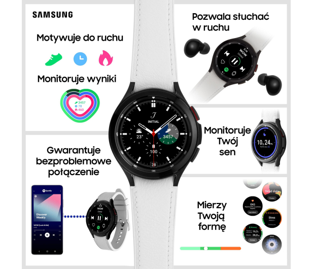 Samsung Galaxy Watch 4 Classic Stainless 46mm Silver LTE - 671339 - zdjęcie 7